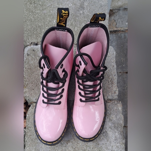 EU 37 Dr Martens 1460 Patent Leather Lace UpBoots - Picture 3 of 7